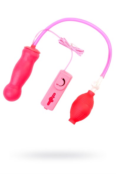 Вибро-втулка Dream Toys Blossom надувная розовая, 12,5 см 00000012875 - фото 65027