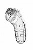 Мужской пояс верности Cock Cage Model 06 Chastity 5.5' 00000013391 - фото 65393